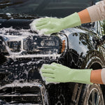Silicone cleaning gloves for car washing