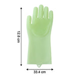 Silicone cleaning glove size 33.4 cm by 12.8 cm