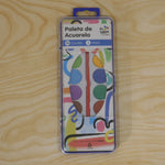 Watercolor paint set package view