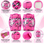 Kids knee pads white bg