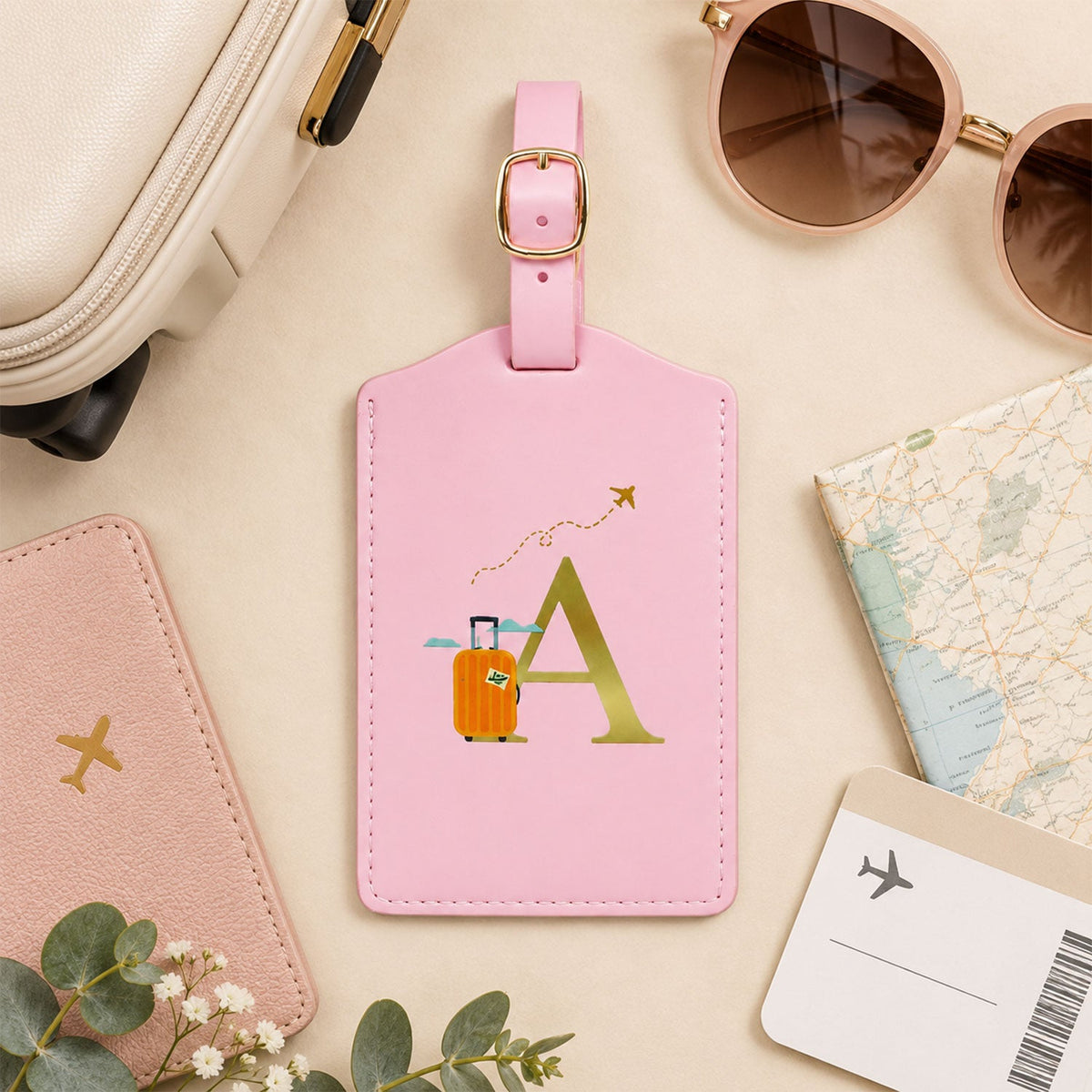 Luggage tag colors view