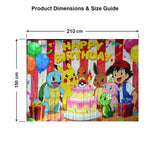 Backdrop curtain size 210x150cm