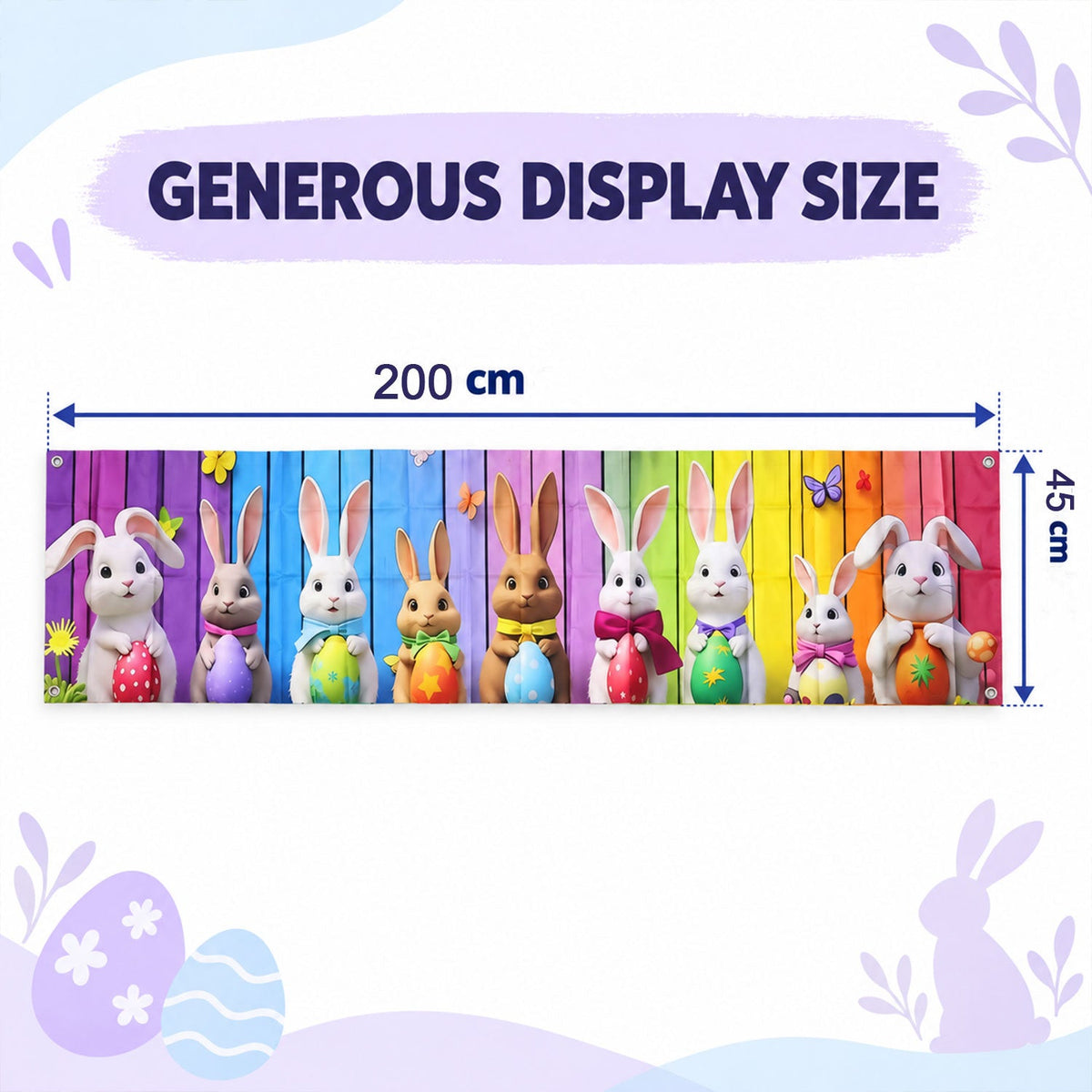 Backdrop curtain size 200x45cm
