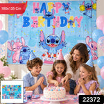 Birthday backdrop curtain pack
