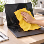 Cotton duster cloth for desk cleaning
