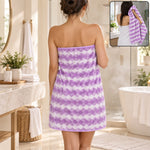 Microfibre soft bath towel lifestyle view