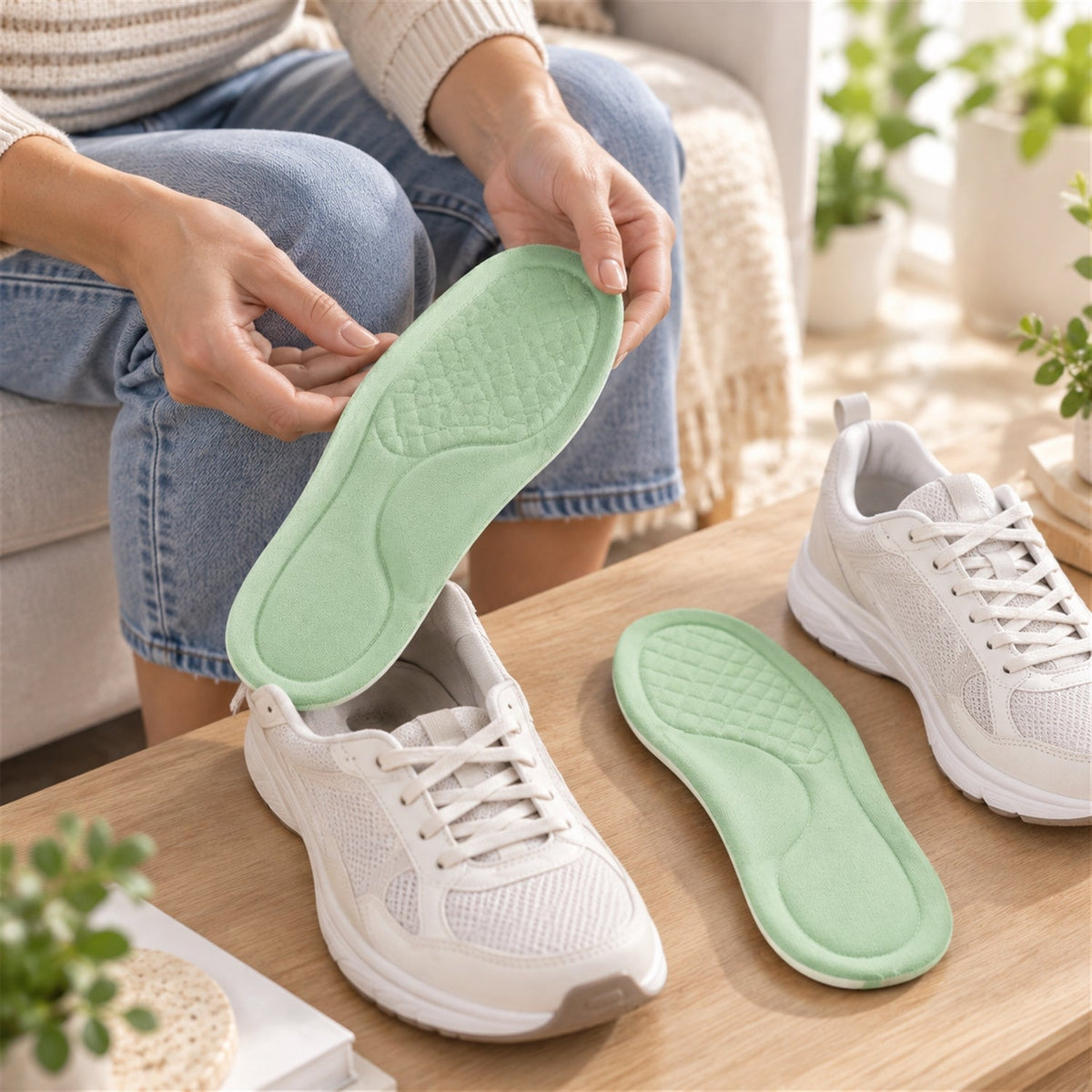 Insoles texture detail