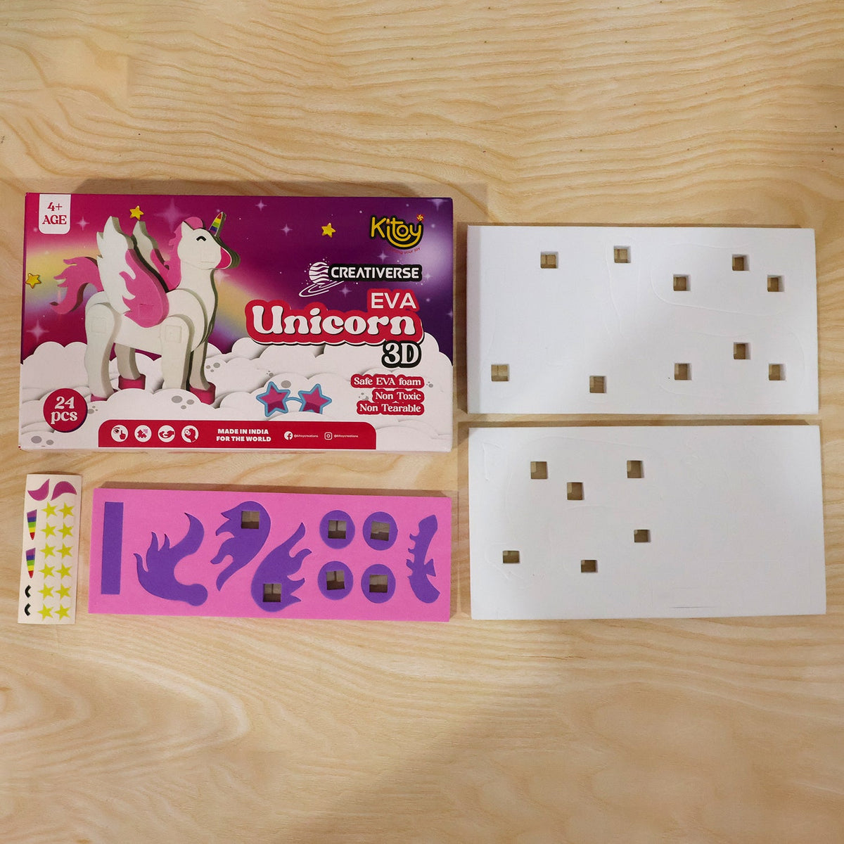 Unicorn craft puzzle kids play use