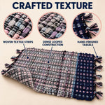 Floor mat tassel detail