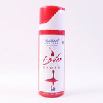 White background of 200ml body spray can
