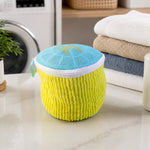 Cylindrical mesh underwear laundry bag