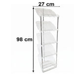 5 tier shoe storage rack dimensions