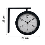 Wall clock size 26 by 20 cm