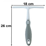 A white and gray glass wiper with dimensions of 26 cm length and 18 cm width indicated.