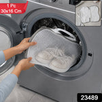 Reusable 3D mesh laundry wash bag with zipper, 1 piece