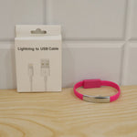 USB to Lightning charging cable live product photo