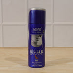 Blue London men's body spray pack box for travel and daily use