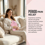 Reusable hot water bag for soothing warmth and period comfort