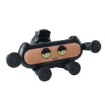 Cute car phone holder on white background