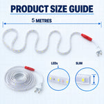Rope light size guide
