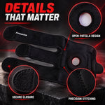 Knee brace pain relief compression