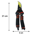 Heavy duty pruning shears size reference