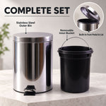 Pedal dustbin complete set