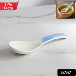 Elegant ceramic serving spoon ideal for kitchen and dining use