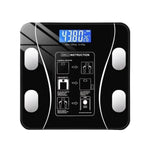 VelvaBloom Smart Body Weight Scale displaying multiple health metrics.