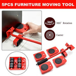 Ergonomic furniture lifter with non-slip PVC handles and durable lifting pads for comfort.