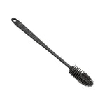 Close-up of the durable bristles on a bottle cleaning brush.