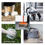 VelvaBloom disposable shower caps 10-pack packaging, illustrating hygiene and convenience.