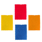 Pack of four green Quickslice Kitchen Scrubber Pads for effective utensil cleaning.