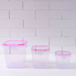 Lock seal containers maintaining freshness and flavor of stored food