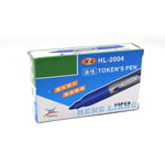 Durable blue permanent markers, designed for long-lasting performance.