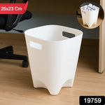 Modern square-shaped dustbin with smooth rounded corners