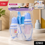 Baby Feeding Bottle Set with Bib & Brush for Newborn Care