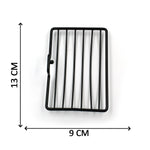 Two wall mount soap racks providing an efficient storage solution for bathroom essentials.