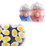 Compact design of the Electric Egg Boiler, showing its practical size for any kitchen.