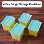 Versatile kitchen storage set with handles, showing different uses for food and pantry items.