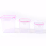 Durable airtight storage containers with easy-to-lock lids for spices