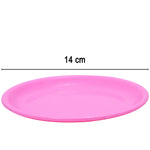 A single round mini soup plate with a glossy finish.