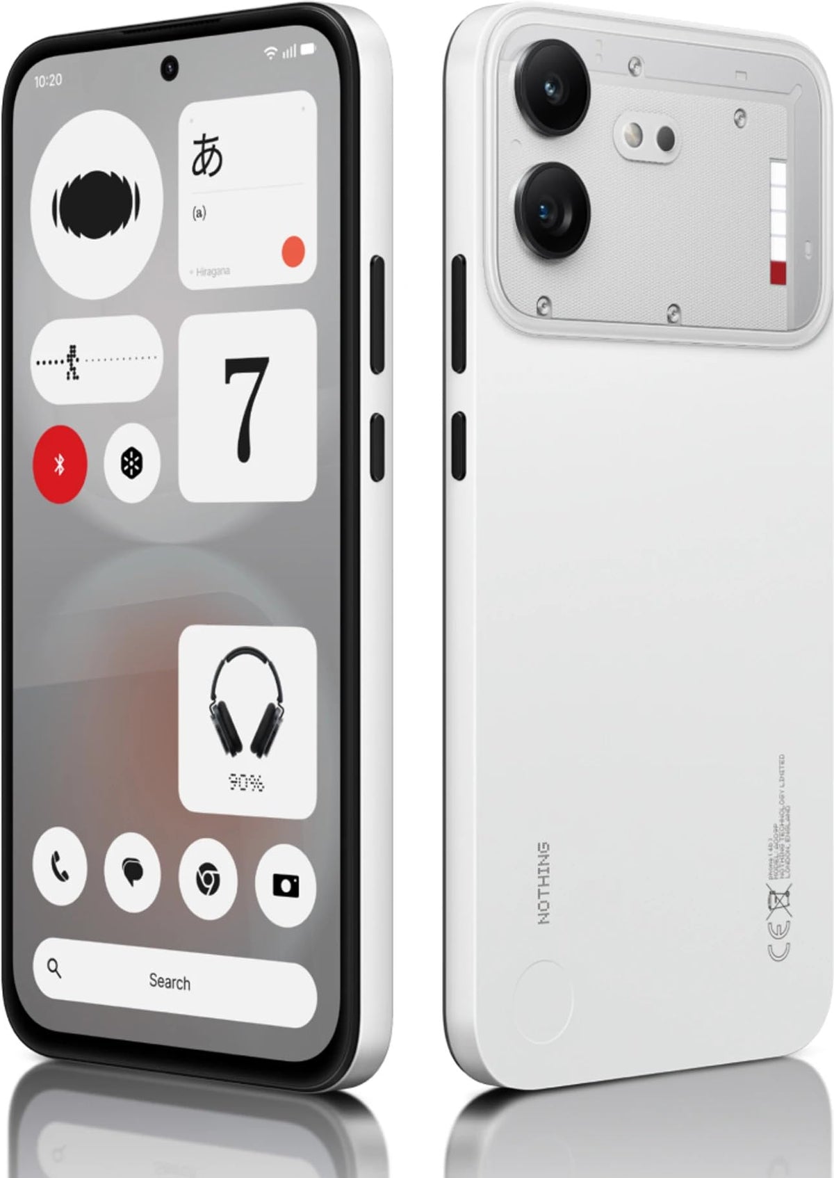 Nothing Phone (3), White (16GB, 512GB) | Snapdragon 8s Gen 4 | 50MP + 50MP + 50MP Rear Camera | 1.5K+ 120Hz AMOLED Flexible LTPS Display