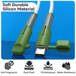 Sounce Type C Cable End Protector Silicone Cap, Grey