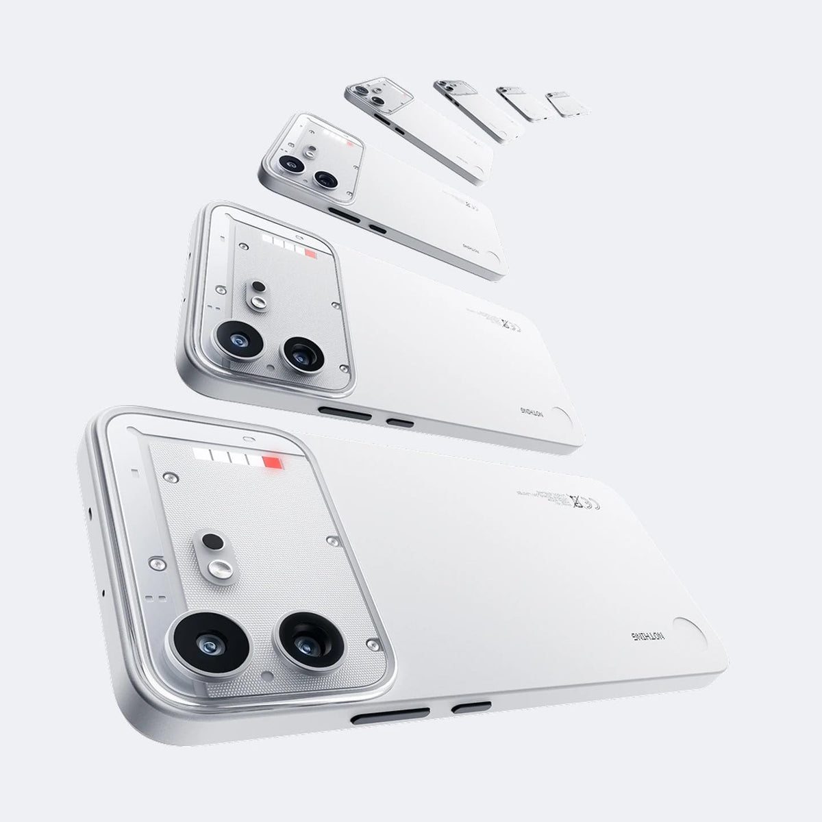 Nothing Phone (3), White (16GB, 512GB) | Snapdragon 8s Gen 4 | 50MP + 50MP + 50MP Rear Camera | 1.5K+ 120Hz AMOLED Flexible LTPS Display