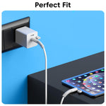 Sounce Type C Cable End Protector Silicone Cap, Grey