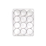 Close-up of the durable plastic egg tray, highlighting its BPA-free material.