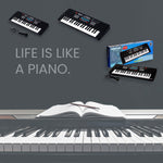 Complete set of the 37-key kids piano keyboard with accessories.