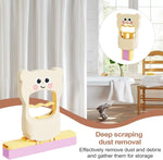 Mini Foldable Desktop Mop For Kitchen – Self‑Squeeze Sponge Mop for Wet & Dry Use – Portable Cleaning Tool – Kitchen, Bathroom, Glass, Living Room (1 Squeeze Handle + 2 Sponge Head)