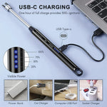 Solitude Matchstick Lighter | Long Handle Butane Gas Lighter | Refillable Multipurpose Flame Lighter for Kitchen, Candles, BBQ & Camping | Compact & Portable Match Stick